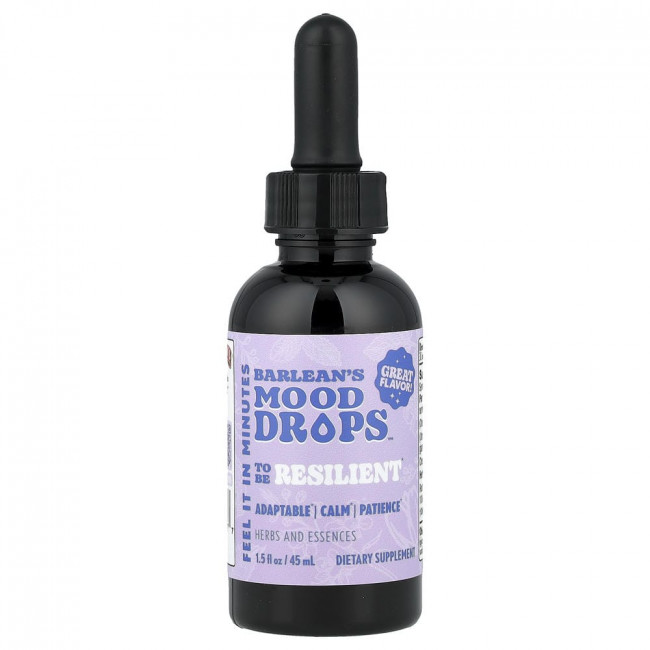 Barlean's, Mood Drops™, To Be Resilient, 45 мл (1,5 жидких унции) Barlean's, Mood Drops™, To Be Resilient, 45 мл (1,5 жидких унции)