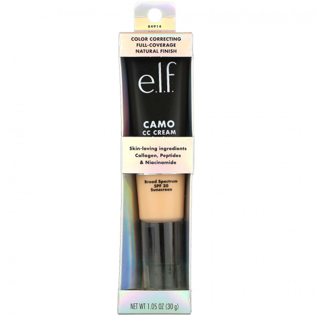 E.L.F., CC-крем Camo, SPF 30, легкий 240 Вт, 30 г (1,05 унции) E.L.F., CC-крем Camo, SPF 30, легкий 240 Вт, 30 г (1,05 унции)