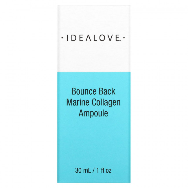 Idealove, Bounce Back, Marine Collagen Ampoule, сыворотка с морским коллагеном, 30 мл (1 жидк. унция)