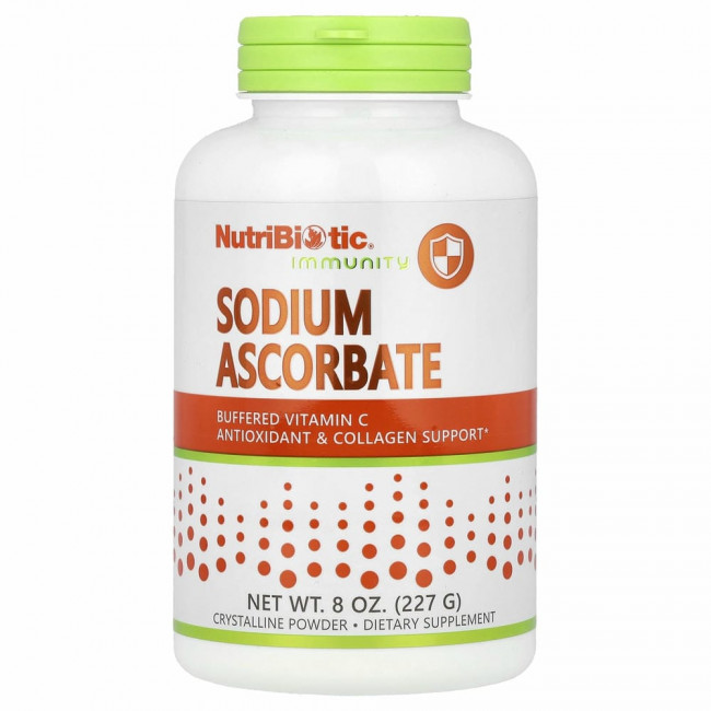 NutriBiotic, Immunity, аскорбат натрия, кристаллический порошок, 227 г (8 унций) NutriBiotic, Immunity, аскорбат натрия, кристаллический порошок, 227 г (8 унций)