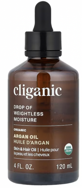 Cliganic, 100% чистое и натуральное аргановое масло, 120 мл (4 жидк. унции)