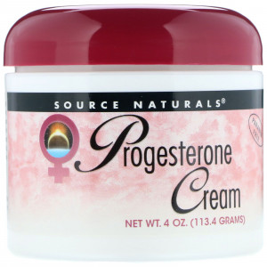 Source Naturals, Крем с прогестероном, 113,4 г (4 унции) Source Naturals, Крем с прогестероном, 113,4 г (4 унции)