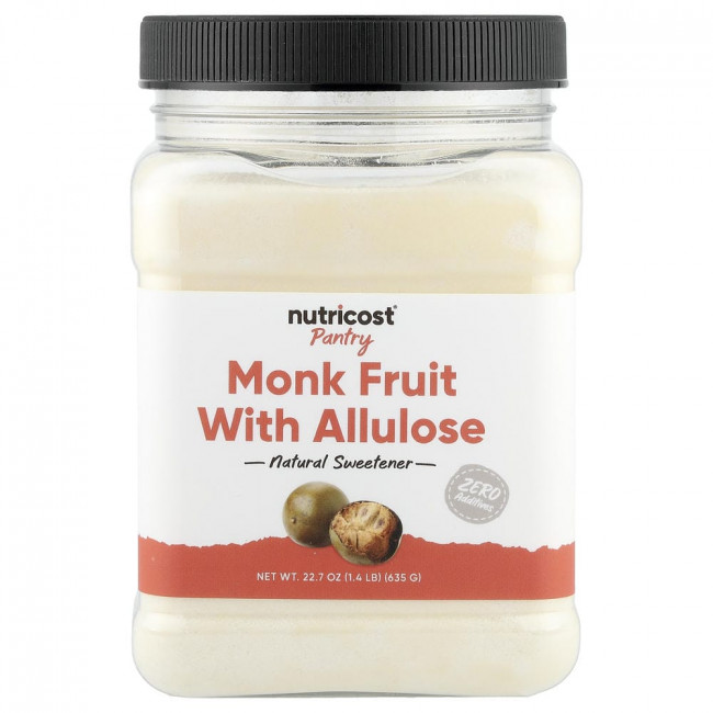 Nutricost, Pantry, Monk Fruit With Allulose, 22.7 oz (635 g)