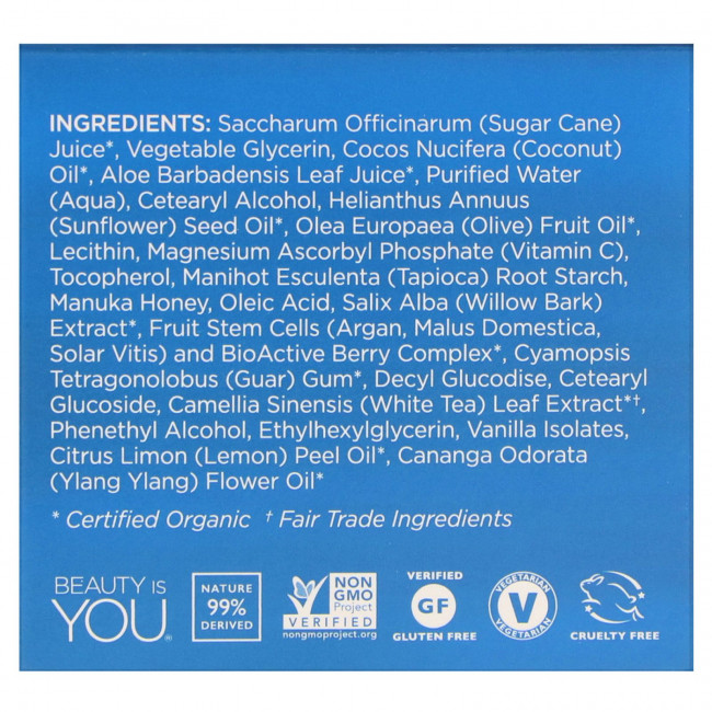 Andalou Naturals, Скраб для лица, лимон и сахар, очищение, 50 г (1,7 унции)