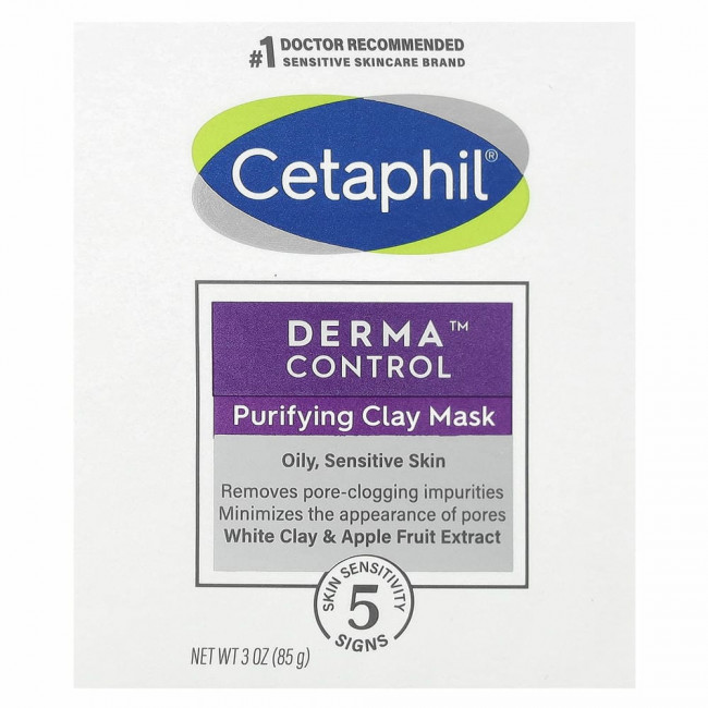 Cetaphil, Pro Derma Control, Purifying Clay Mask, 3 oz (85 g)