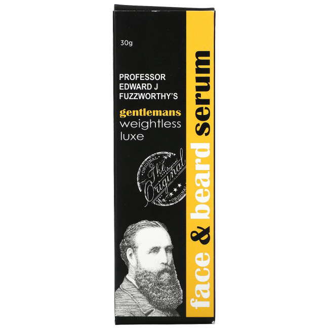 Professor Fuzzworthy's, Gentlemans Weightless Luxe, сыворотка для лица и бороды, 30 г Professor Fuzzworthy's, Gentlemans Weightless Luxe, сыворотка для лица и бороды, 30 г