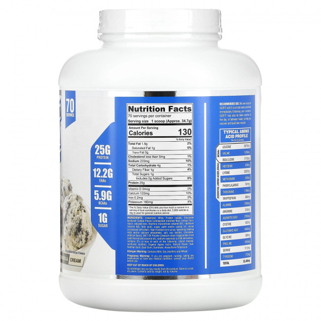Nutrex Research, IsoFit, печенье и сливки, 2429 г (5 фунтов) Nutrex Research, IsoFit, печенье и сливки, 2429 г (5 фунтов)