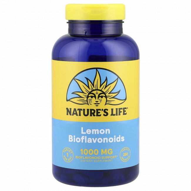 Nature's Life, Биофлавиноиды, 1000 мг, 250 таблеток Nature's Life, Биофлавиноиды, 1000 мг, 250 таблеток