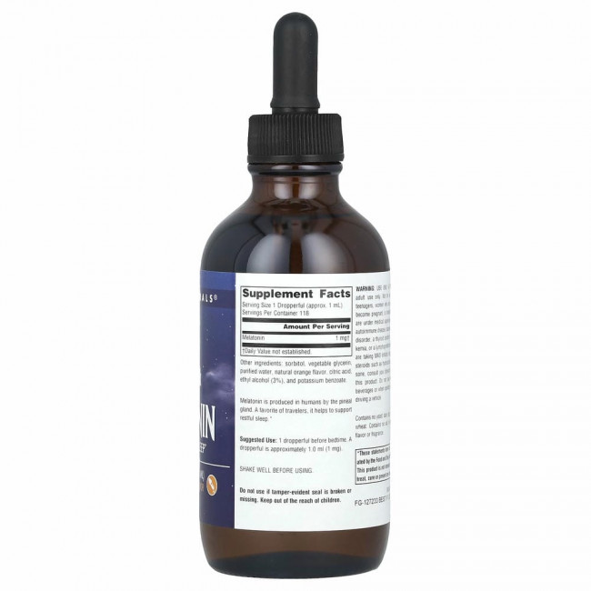 Source Naturals, Мелатонин, сублингвальная жидкость, натуральный ароматизатор со вкусом апельсина, 118,28 мл (4 жидких унции) Source Naturals, Мелатонин, сублингвальная жидкость, натуральный ароматизатор со вкусом апельсина, 118,28 мл (4 жидких унции)