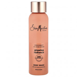 SheaMoisture, гель для душа для сияния кожи, кокос и гибискус, 532 мл (18 жидк. унций)