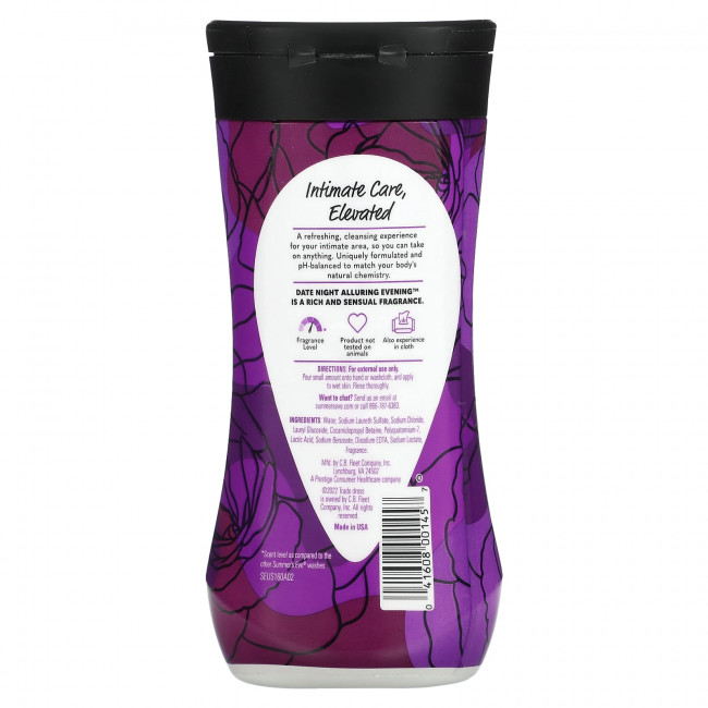 Summer's Eve, Alluring Evening Daily Refreshing Wash, Date Night, 266 мл (9 жидк. Унций) Summer's Eve, Alluring Evening Daily Refreshing Wash, Date Night, 266 мл (9 жидк. Унций)