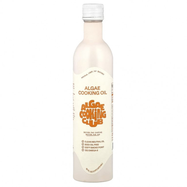 Algae Cooking Club, Растительное масло из водорослей, 473 мл (16 жидк. Унций) Algae Cooking Club, Растительное масло из водорослей, 473 мл (16 жидк. Унций)