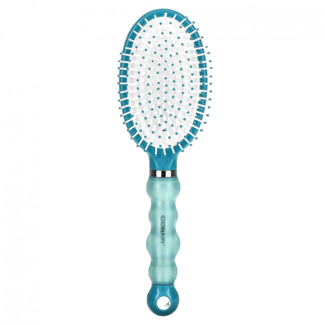 Conair, Массажная расческа Gel Grips с удобной гелевой ручкой для легкого расчесывания и укладки, 1 шт.