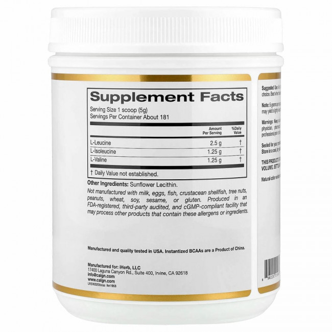 Lake Avenue Nutrition, Быстрорастворимый порошок BCAA, без добавок, 907 г (32 унции) Lake Avenue Nutrition, Быстрорастворимый порошок BCAA, без добавок, 907 г (32 унции)
