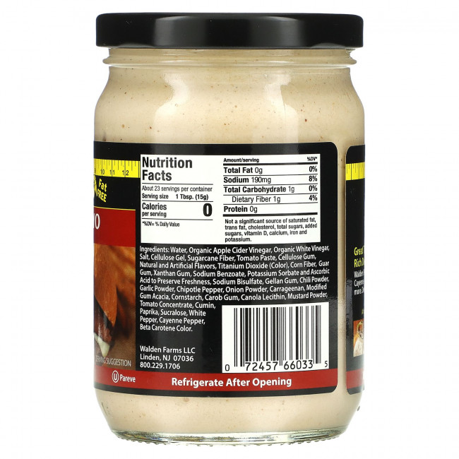 Walden Farms, Chipotle Mayo, 340 г (12 унций)