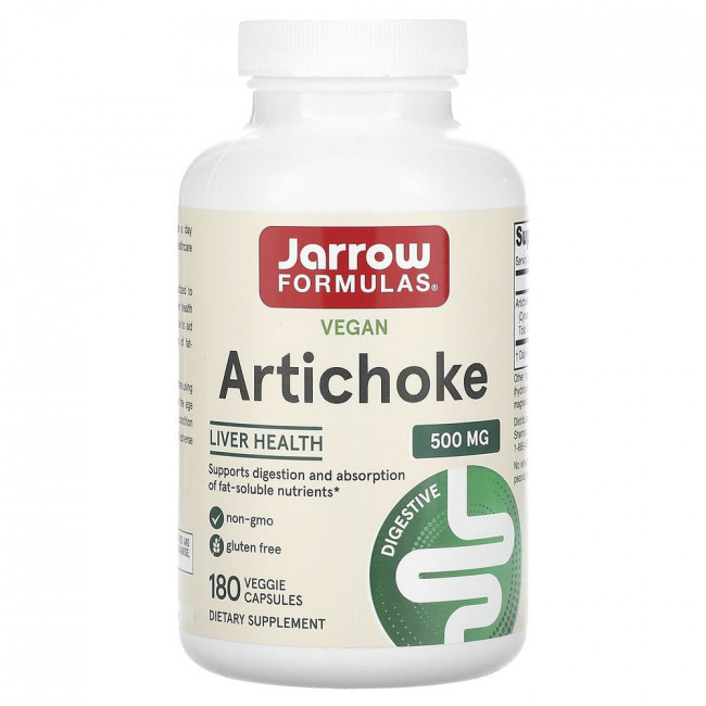 Jarrow Formulas, Артишок, 180 вегетарианских капсул Jarrow Formulas, Артишок, 180 вегетарианских капсул
