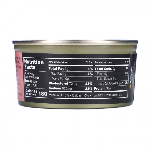 Crown Prince Natural, Pacific Pink Salmon, Skinless & Boneless , 6 oz (170 g) Crown Prince Natural, Pacific Pink Salmon, Skinless & Boneless , 6 oz (170 g)