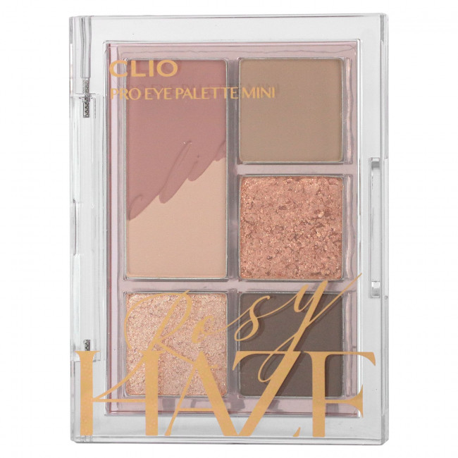 Clio, Pro Eye Palette Mini, 02 Rosy Haze, 1 мини-палитра Clio, Pro Eye Palette Mini, 02 Rosy Haze, 1 мини-палитра