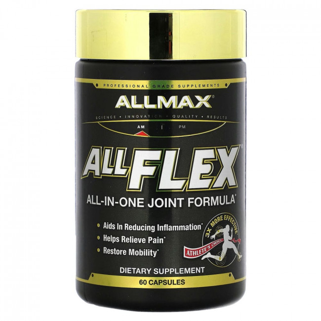 ALLMAX Nutrition, AllFlex, комплексная формула, 60 капсул ALLMAX Nutrition, AllFlex, комплексная формула, 60 капсул
