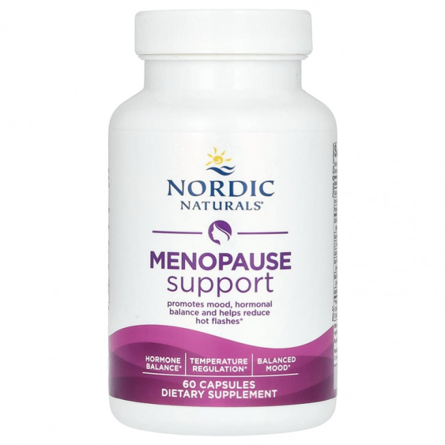 Nordic Naturals, добавка для поддержки в период менопаузы, 60 капсул