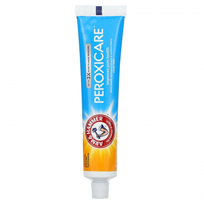 Arm & Hammer, PeroxiCare, зубная паста для здоровья десен, свежая мята, 170 г (6 унций) Arm & Hammer, PeroxiCare, зубная паста для здоровья десен, свежая мята, 170 г (6 унций)