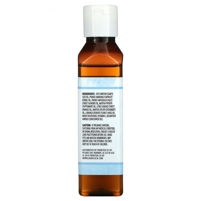 Aura Cacia, Ароматерапевтическое масло для тела, перечная мята, 118 мл (4 жидк. Унции) Aura Cacia, Ароматерапевтическое масло для тела, перечная мята, 118 мл (4 жидк. Унции)