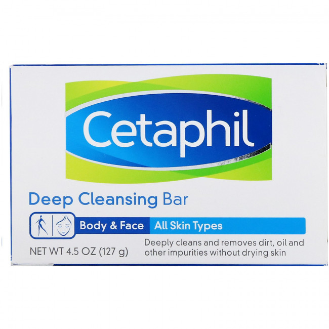 Cetaphil, Мыло для глубокого очищения, 127 г Cetaphil, Мыло для глубокого очищения, 127 г