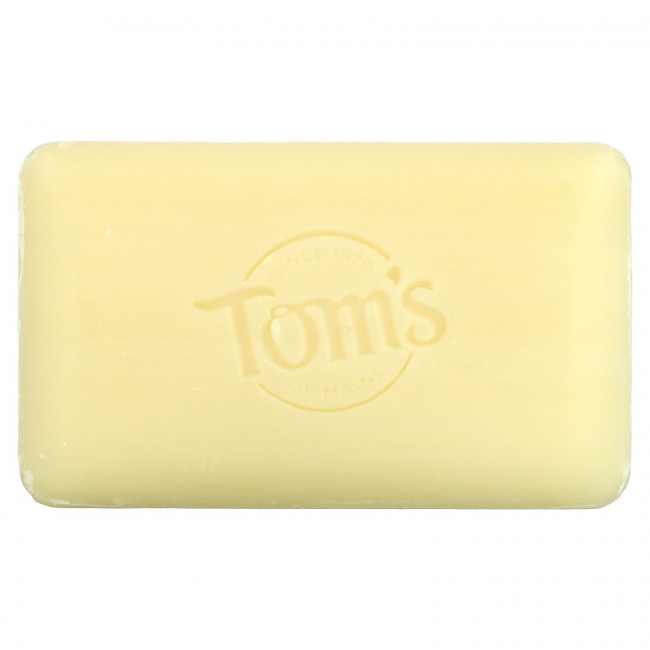 Tom's of Maine, Натуральное мыло для красоты, кремовый кокос с кокосовым маслом первого отжима, 141 г (5 унций)