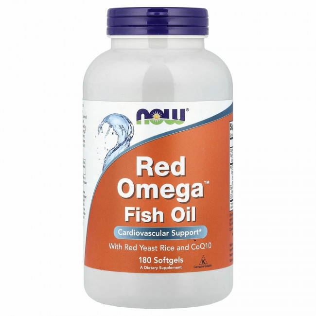 NOW Foods, Red Omega, 180 гелевых капсул NOW Foods, Red Omega, 180 гелевых капсул