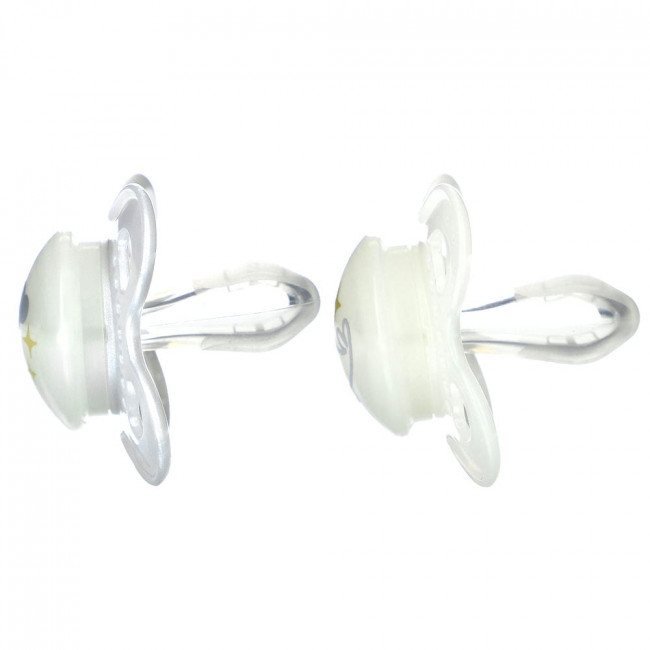 MAM, Night Pacifier, 0-6 Months, 2 Count