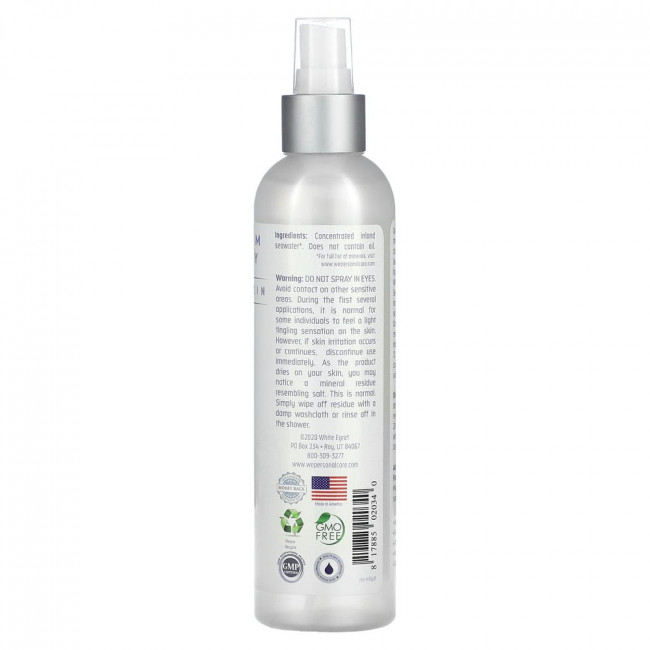 White Egret Personal Care, Спрей с магниевым маслом, для чувствительной кожи, 237 мл (8 жидк. Унций)