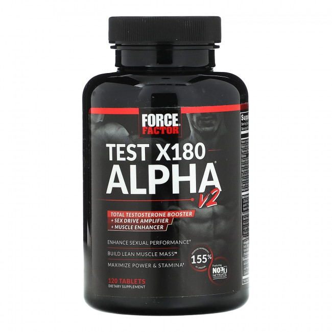 Force Factor, Test X180 Alpha V2`` 120 таблеток