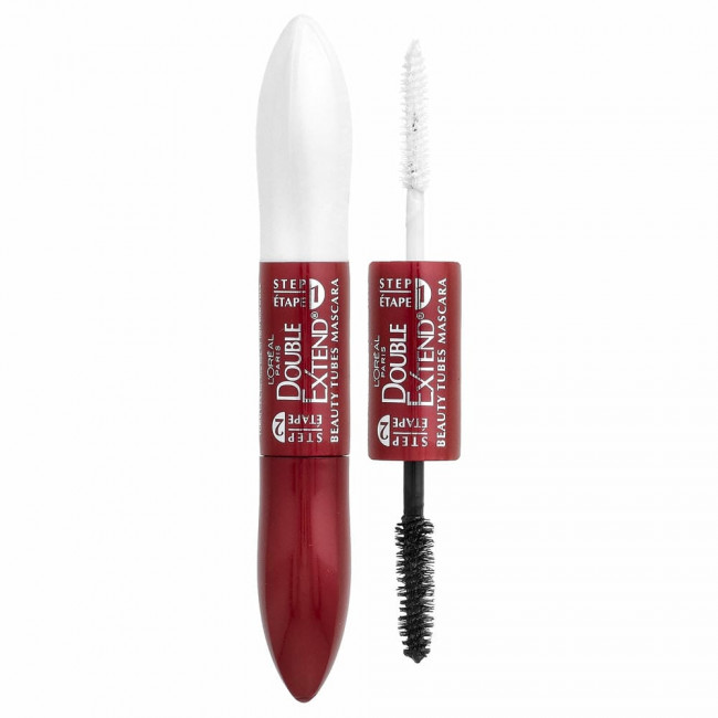 L'Oreal, Double Extend Beauty Tubes, тушь для ресниц, оттенок 575 угольно-черный, 5,2 мл (0,17 жидк. унции)/5 мл (0,16 жидк. унции) L'Oreal, Double Extend Beauty Tubes, тушь для ресниц, оттенок 575 угольно-черный, 5,2 мл (0,17 жидк. унции)/5 мл (0,16 жидк. унции)