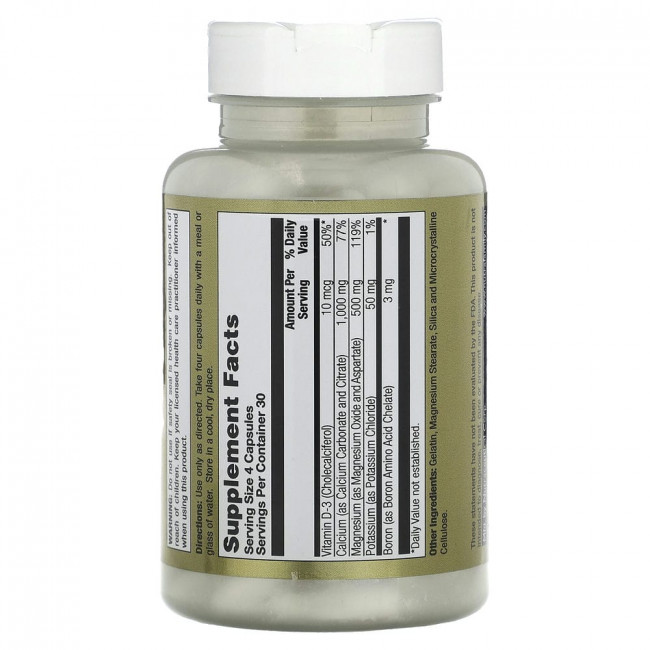 LifeTime Vitamins, Кальций и магний, калий, витамин D и бор, 120 капсул