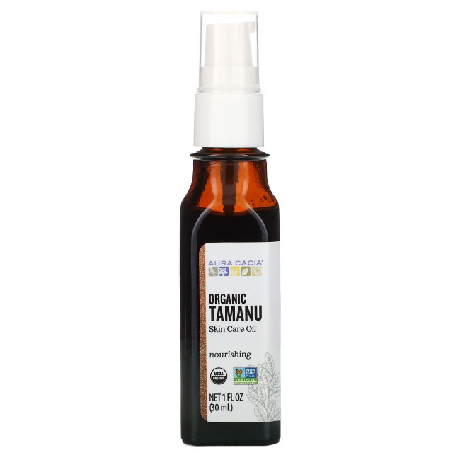 Aura Cacia, органическое масло таману для ухода за кожей, 30 мл (1 жидк. унция) Aura Cacia, органическое масло таману для ухода за кожей, 30 мл (1 жидк. унция)
