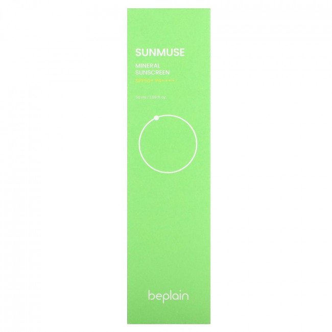 Beplain, Sunmuse, Mineral Sunscreen, SPF 50+ PA++++, 1.69 fl oz (50 ml)