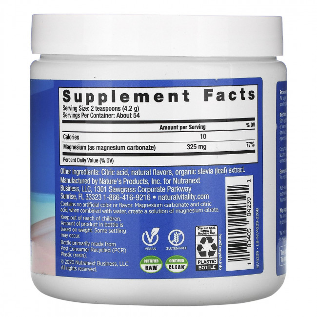 Natural Vitality, CALM, смесь для приготовления антистресс-напитка, арбуз и корица, 226 г (8 унций) Natural Vitality, CALM, смесь для приготовления антистресс-напитка, арбуз и корица, 226 г (8 унций)