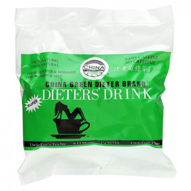 Uncle Lee's Tea, Legends of China, натуральный диетический травяной напиток, без кофеина, 30 чайных пакетиков, 69 г