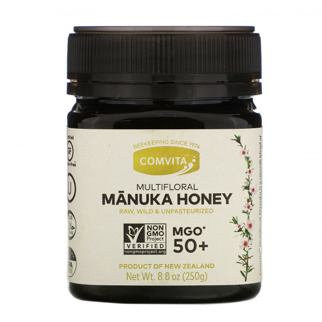Comvita, Multifloral Manuka Honey, MGO 50+, 8.8 oz (250 g) Comvita, Multifloral Manuka Honey, MGO 50+, 8.8 oz (250 g)