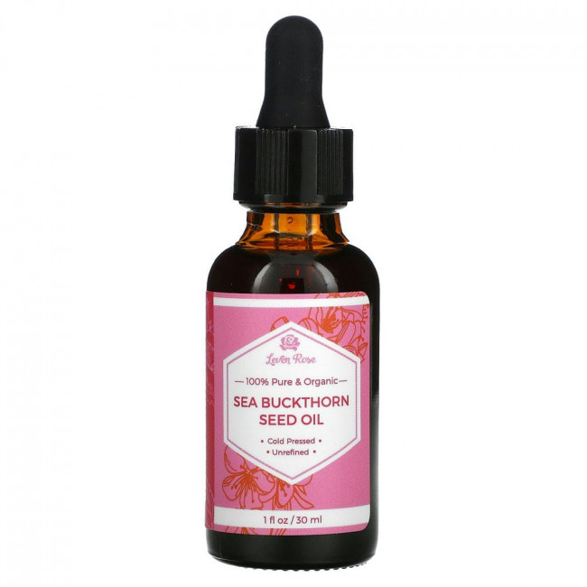 Leven Rose, 100% чистое и органическое, масло семян облепихи, 30 мл (1 жидк. Унция) Leven Rose, 100% чистое и органическое, масло семян облепихи, 30 мл (1 жидк. Унция)