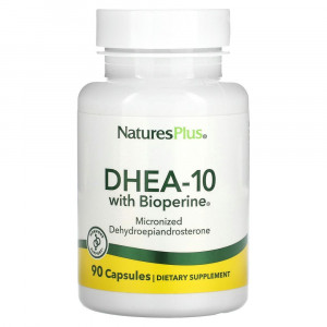 NaturesPlus, ДГЭА-10 с Bioperine, 90 капсул NaturesPlus, ДГЭА-10 с Bioperine, 90 капсул