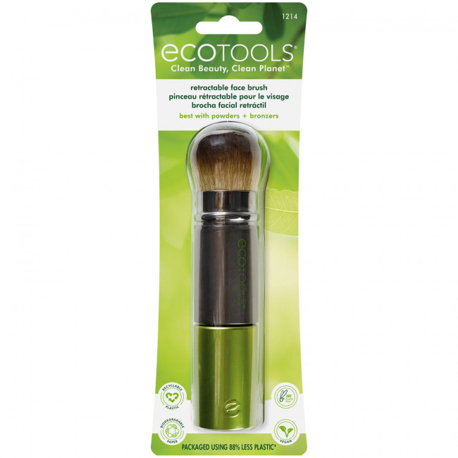EcoTools, складывающаяся кисть для лица, 1 шт. EcoTools, складывающаяся кисть для лица, 1 шт.