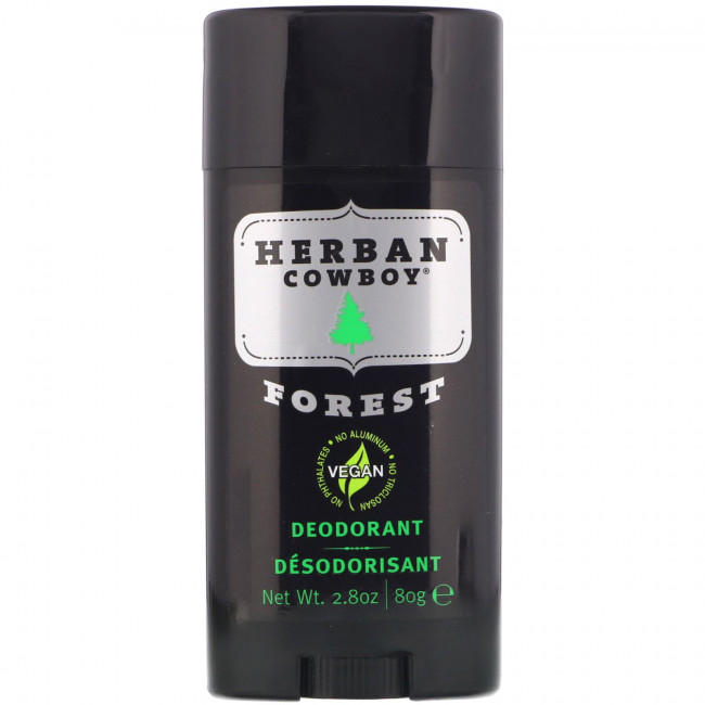 Herban Cowboy, Дезодорант, лесной, 80 г (2,8 унции)