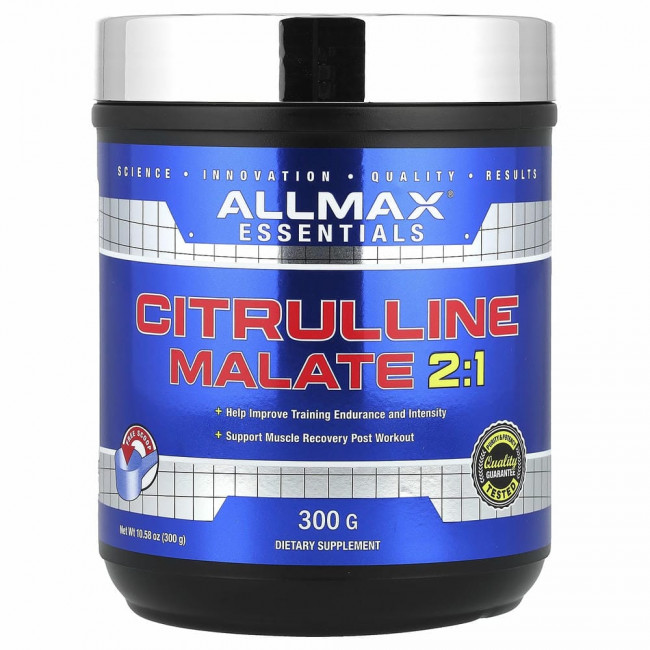 ALLMAX Nutrition, цитруллина малат, с нейтральным вкусом (300 г)