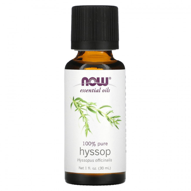 NOW Foods, Эфирные масла, иссоп, 30 мл (1 жидк. Унция) NOW Foods, Эфирные масла, иссоп, 30 мл (1 жидк. Унция)