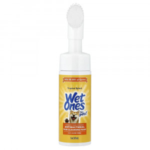 Влажные салфетки Wet Ones, For Pets™ Антибактериальная пена для очищения лап собак, Тропический всплеск, 147 мл (5 унций)