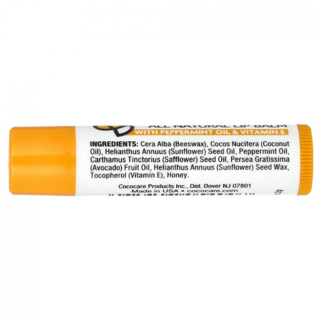 Cococare, Beeswax,полностью натуральный бальзам для губ, 4,2 г (15 унций)